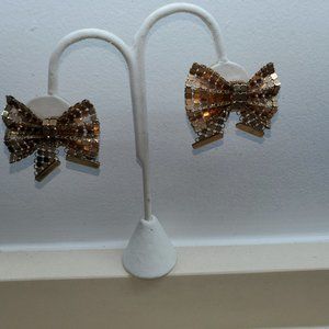 ROSE GOLD COLOR MESH EARRINGS